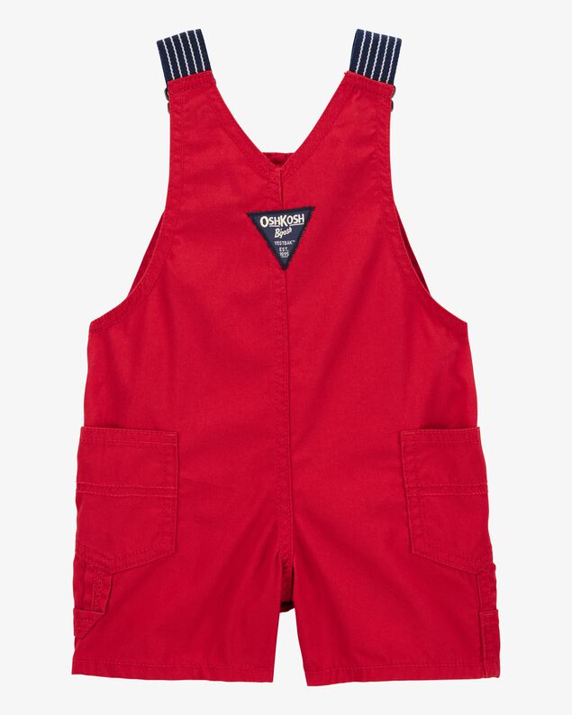 Product image 2 of Baby Woven Shortalls - Red