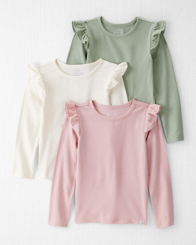 Product image 1 of Toddler 3-Pack Organic Cotton Ribbed Tees