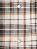 Plaid - Boys Western Plaid Cotton Long-Sleeve Button-Down Shirt - Plaid, Selected