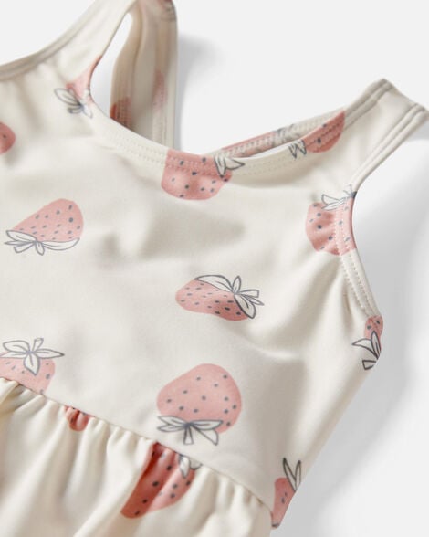  Product image 3 of Baby Recycled Strawberry-Print Swimsuit