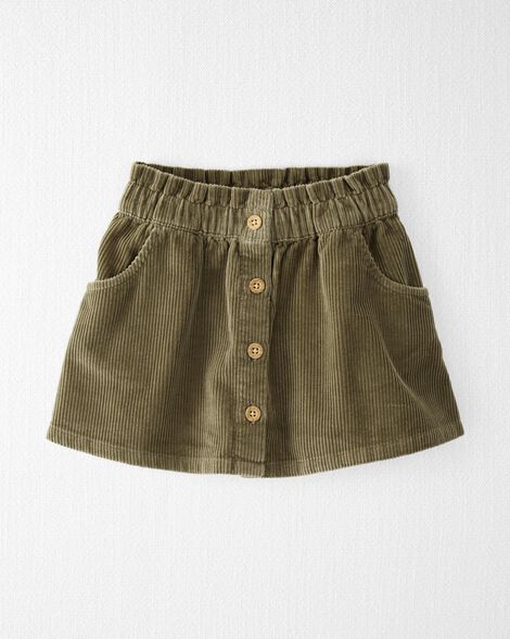  Product image 1 of Toddler Organic Cotton Corduroy Button-Front Skirt