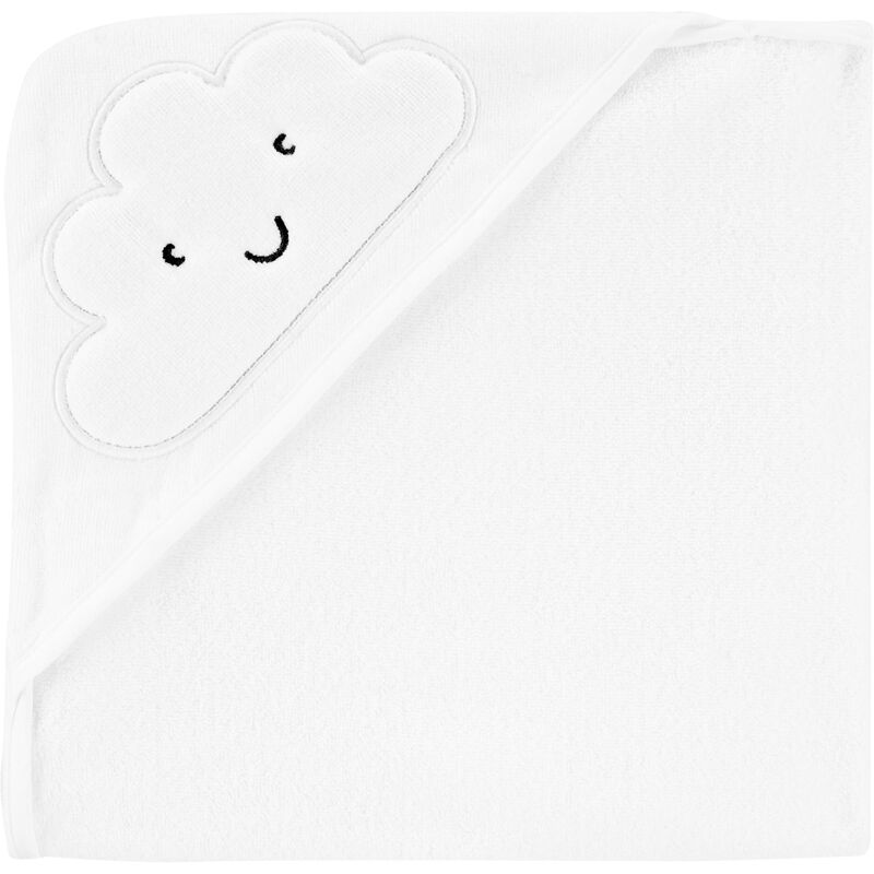 Baby White Cloud Hooded Towel Carters Com
