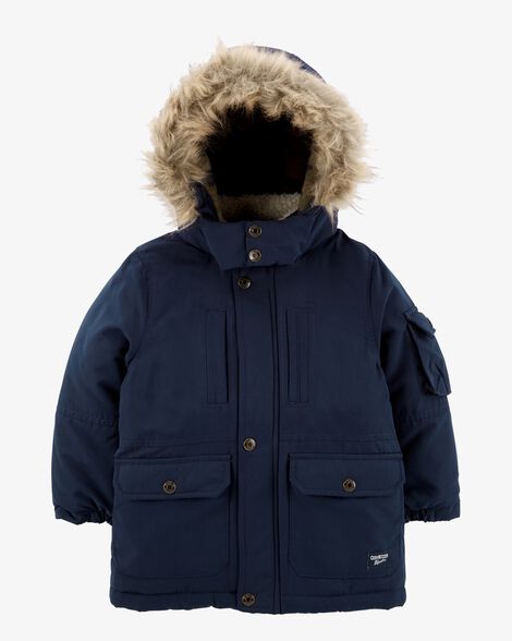  Product image 1 of Baby Fleece-Lined Midweight Jacket with Faux Fur