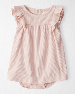 Product image 1 of Baby Pointelle Romper Made With Organic Cotton