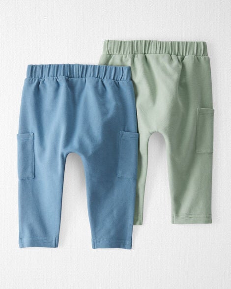  Product image 3 of Baby 2-Pack Organic Cotton French Terry Joggers