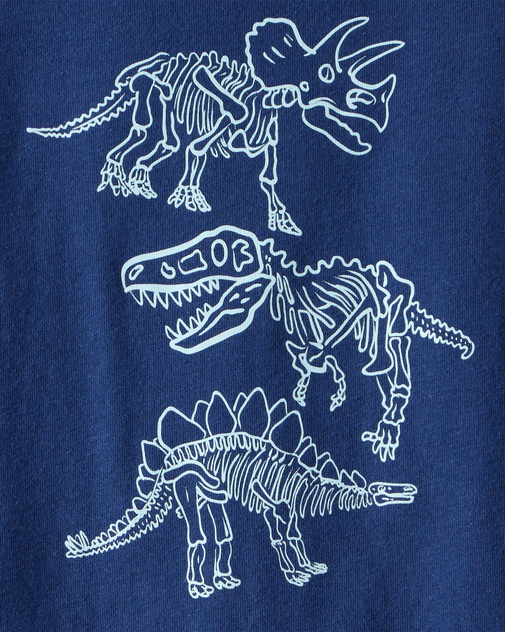 Toddler Boy Dinosaurs Long-Sleeve Graphic Tee - Navy