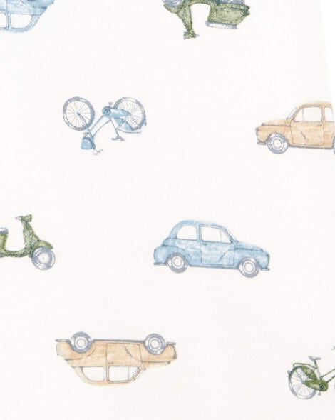  Product image 4 of Baby 2-Way Zip Cars PurelySoft Wearable Blanket - Ivory