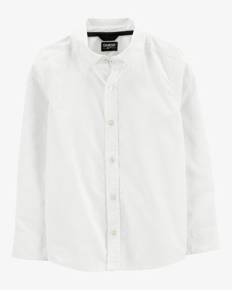  Product image 1 of Kid Long Sleeve Button-Front Uniform Shirt
