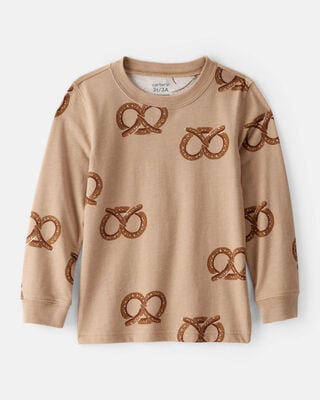 Toddler Boy French Terry Jogger - Tan