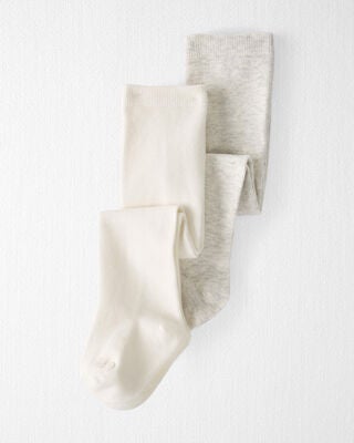 Product image 1 of Baby 2-Pack Tights Made with Organic Cotton