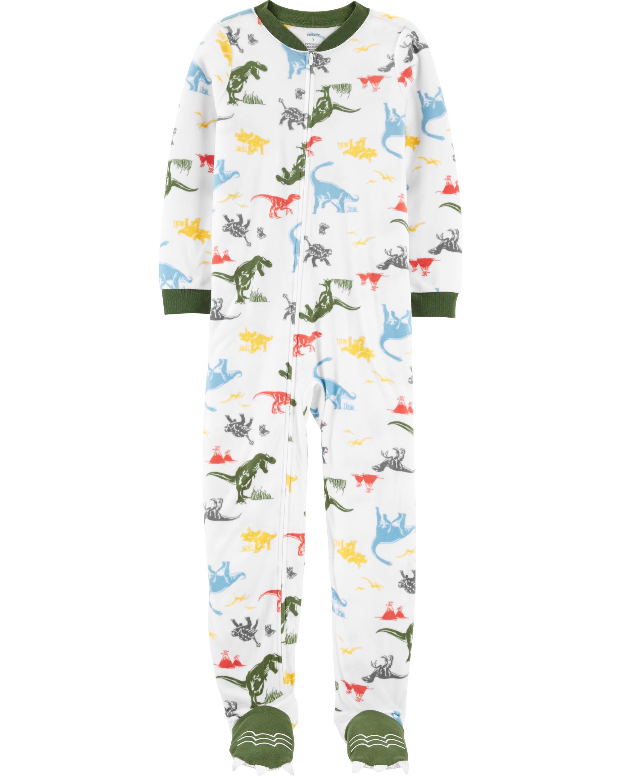 carters fleece footed pajamas