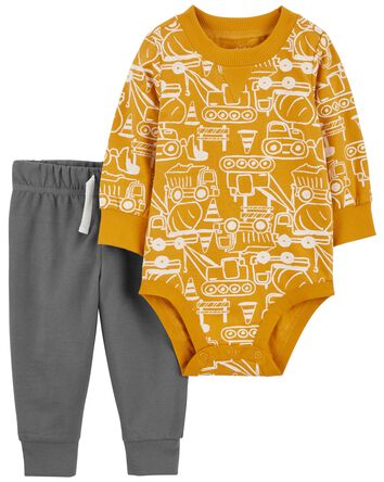 Baby 2-Piece Construction Bodysuit Pant Set