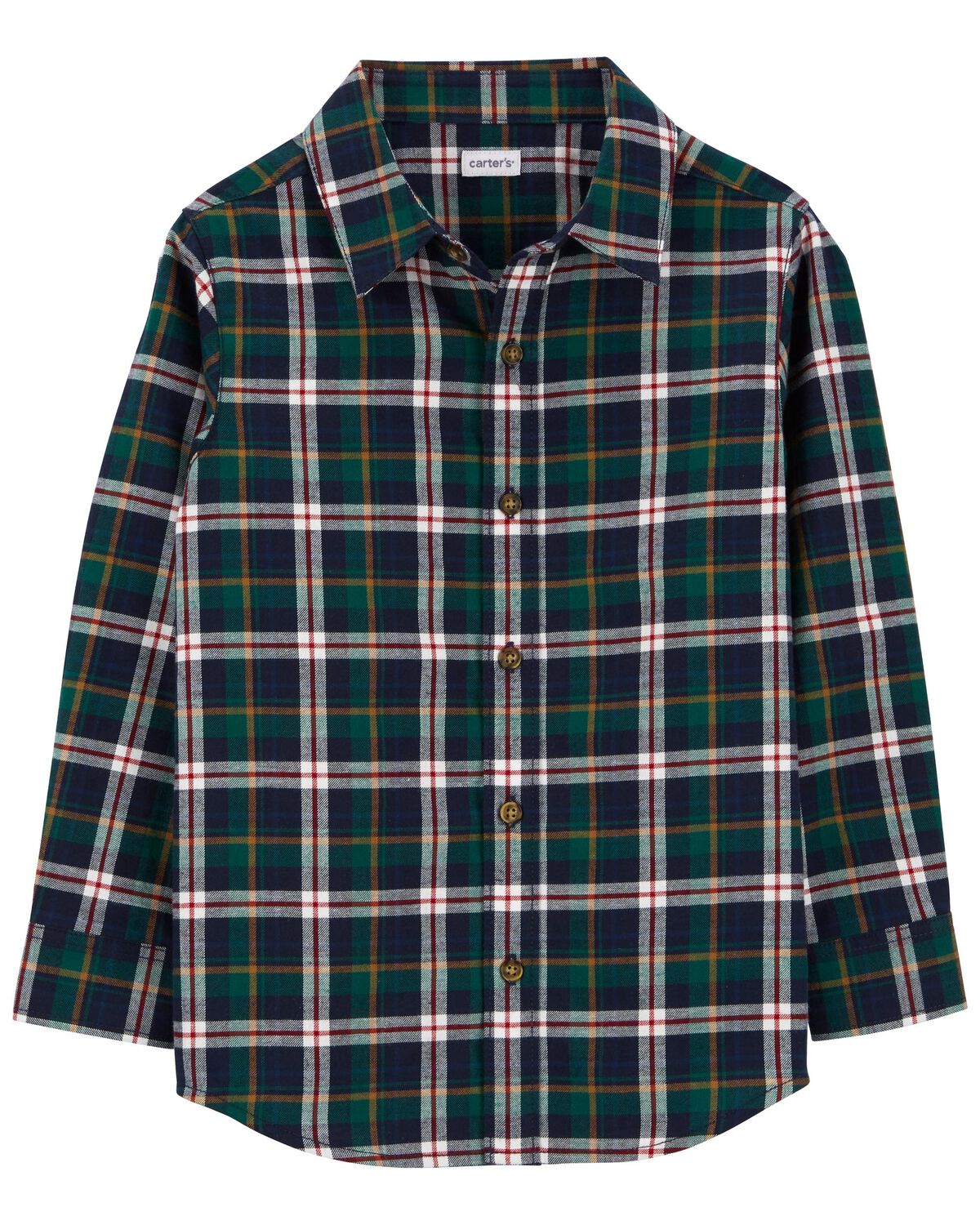 KIDS BUTTON FRONT SHIRT KINDRED SKIES