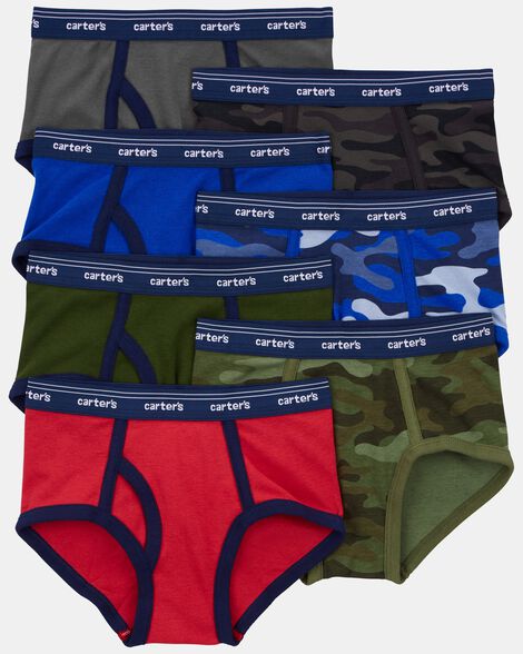 toddler boy 7-pack cotton briefs underwear