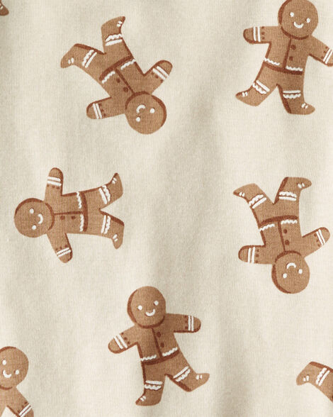  Product image 2 of Toddler Organic Cotton Pajamas Set in Gingerbread Cookie