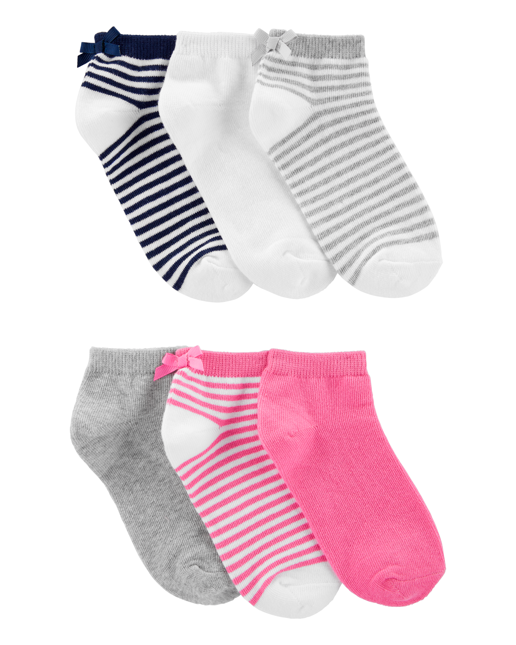 Kid 6-Pack No-Show Socks