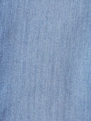 Blue - Girls Denim Bootcut Jeans - Blue, Selected