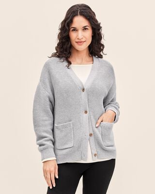 Product image 2 of Adult Women's Maternity Oversized Essential Cardigan
