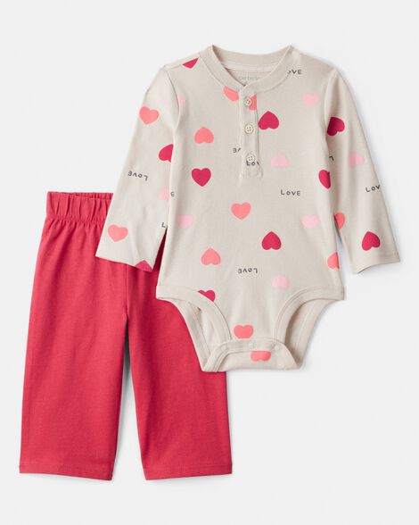 Baby Heart Bodysuits