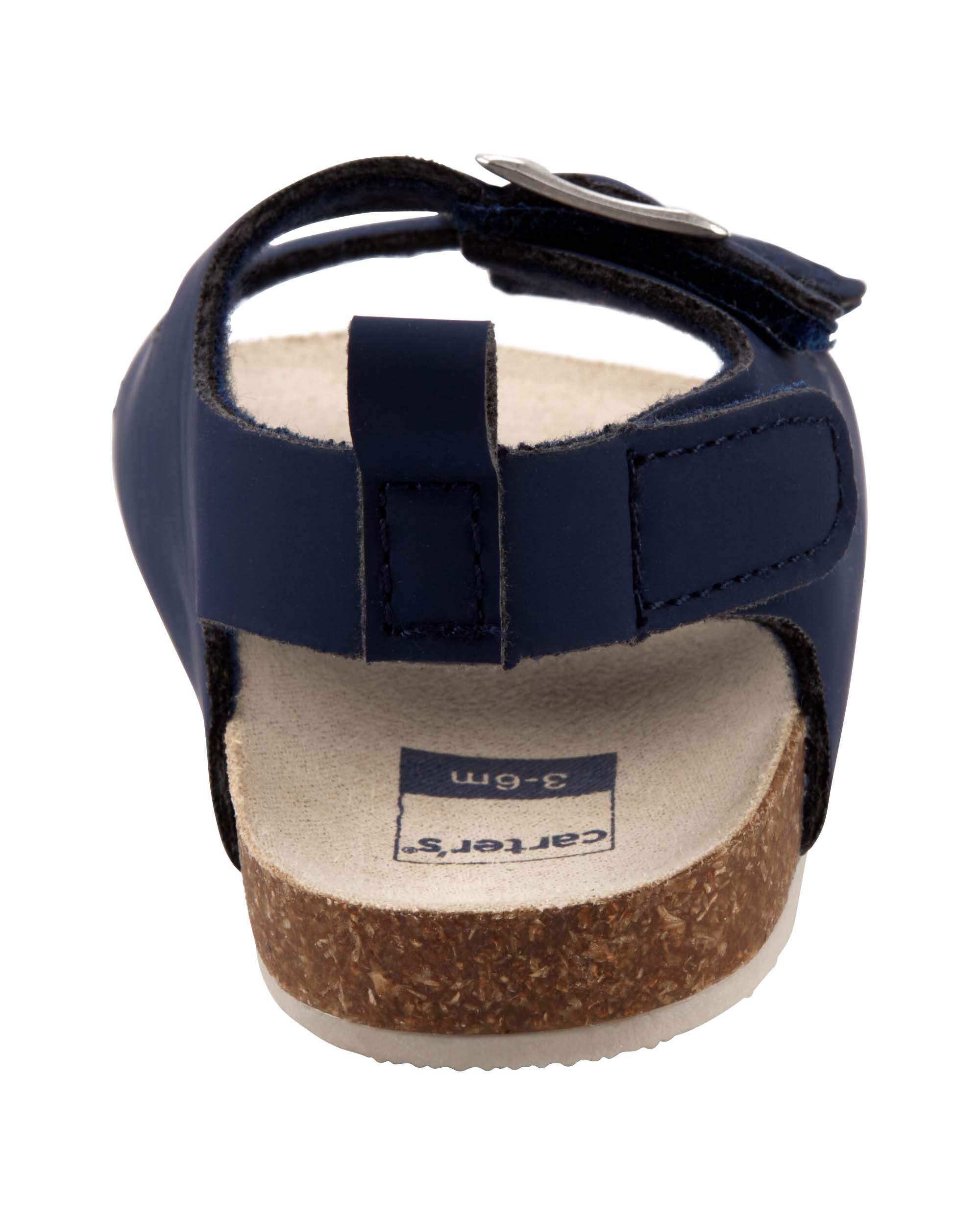Carter's chambray cork sandals top