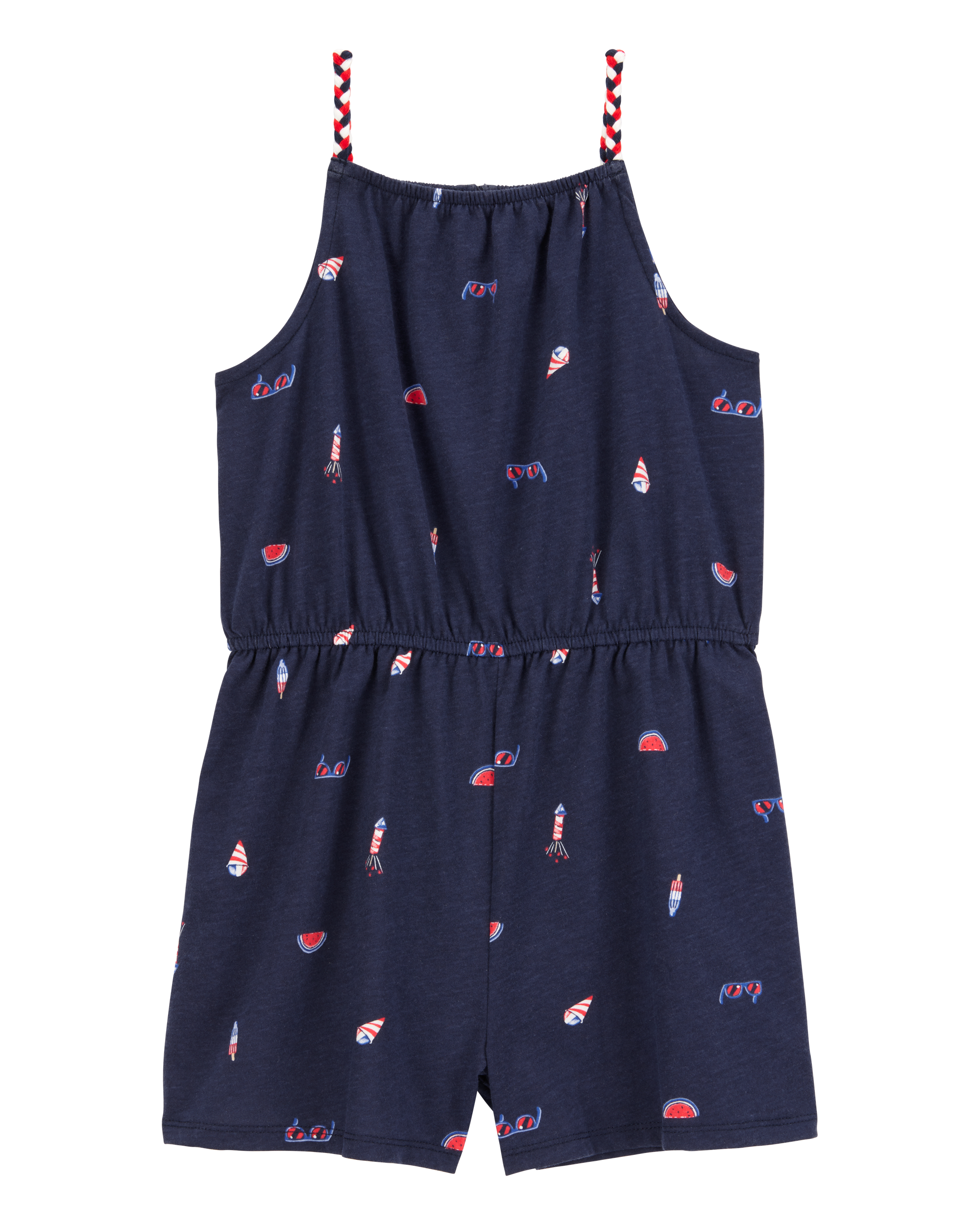 Kid 4th Of July Popsicle Romper