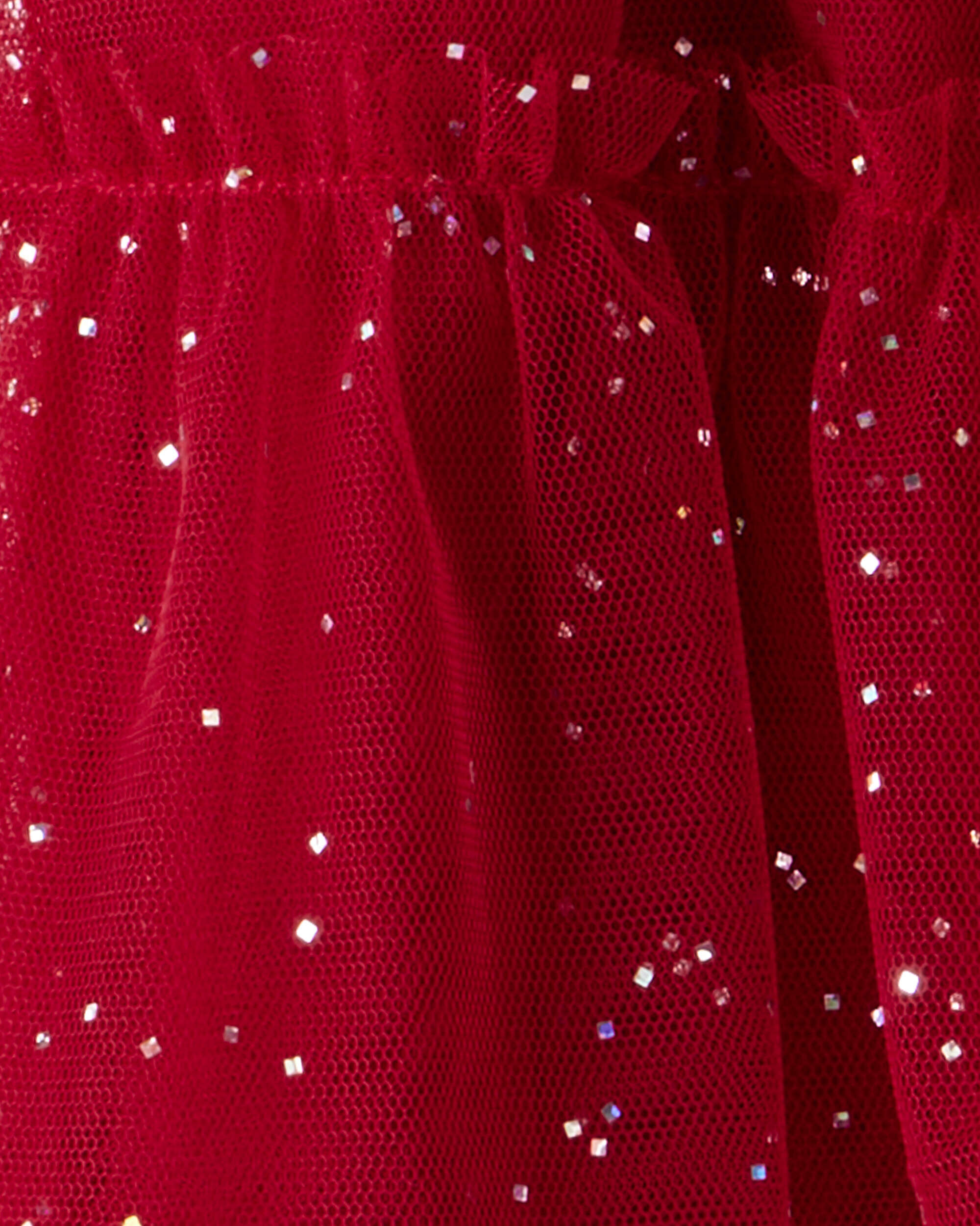 Toddler Girl 2-Piece Snowflake Print Long-Sleeve Top & Skirt Set - Red/White