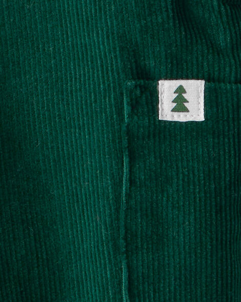 Baby Boy 2-Piece Sweater & Overall Set - Green