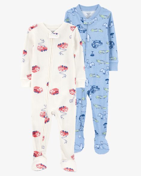 Product image 1 of Toddler 2-Pack Footie Pajamas