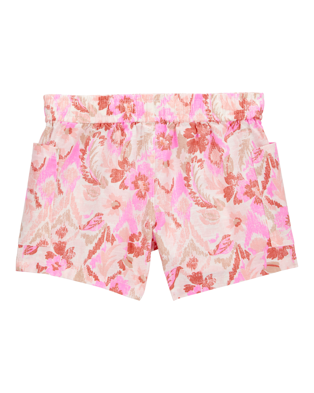 タイムセール中❗POCKET DOCKING DRAWSTRING T-SH Toddler Floral Print Drawstring Shorts - Pink - OshKosh B