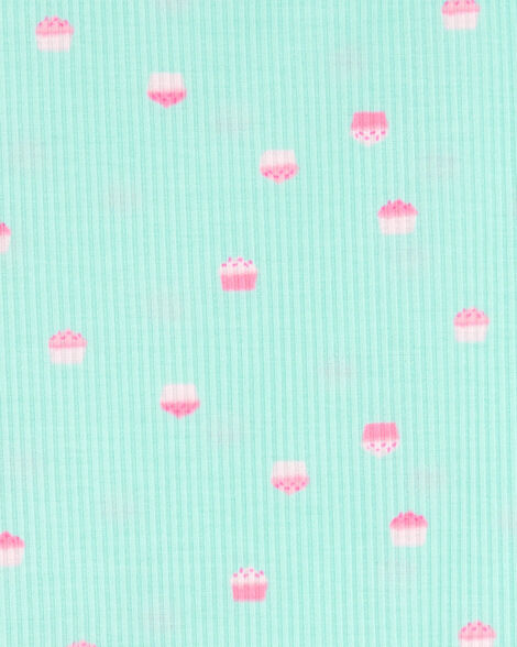  Product image 2 of Girls 2-Piece Cupcake Loose Fit Pajamas