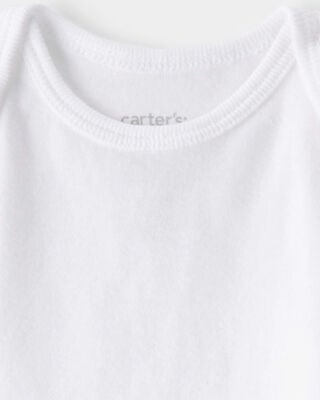 Product image 2 of Baby 5-Pack Sleeveless Bodysuits - White