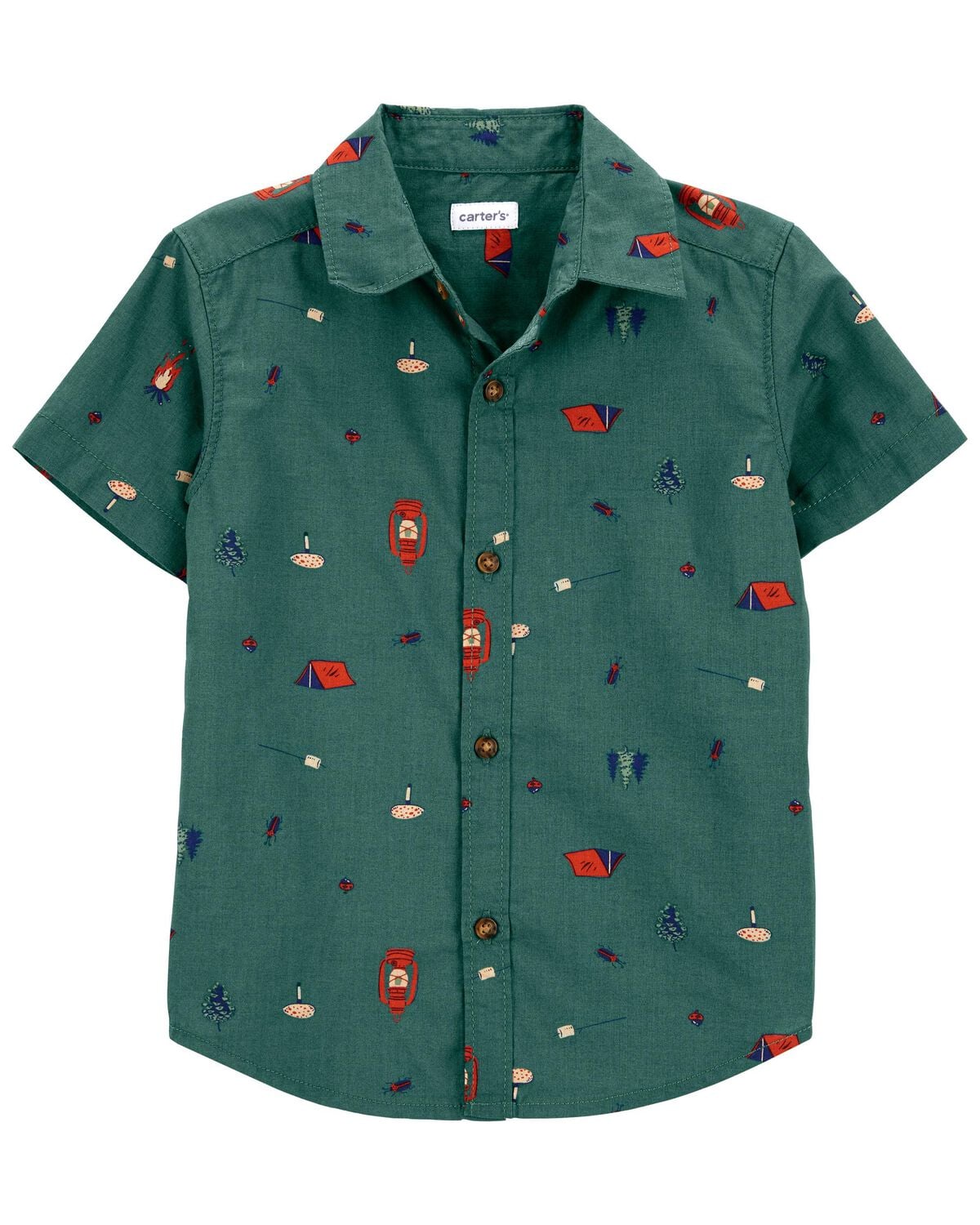 Carter's Toddler Boy Blue Camping Tee main image 0