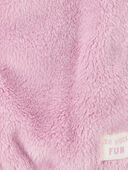 Purple - Baby Zip-Up Sherpa Cardigan, Selected