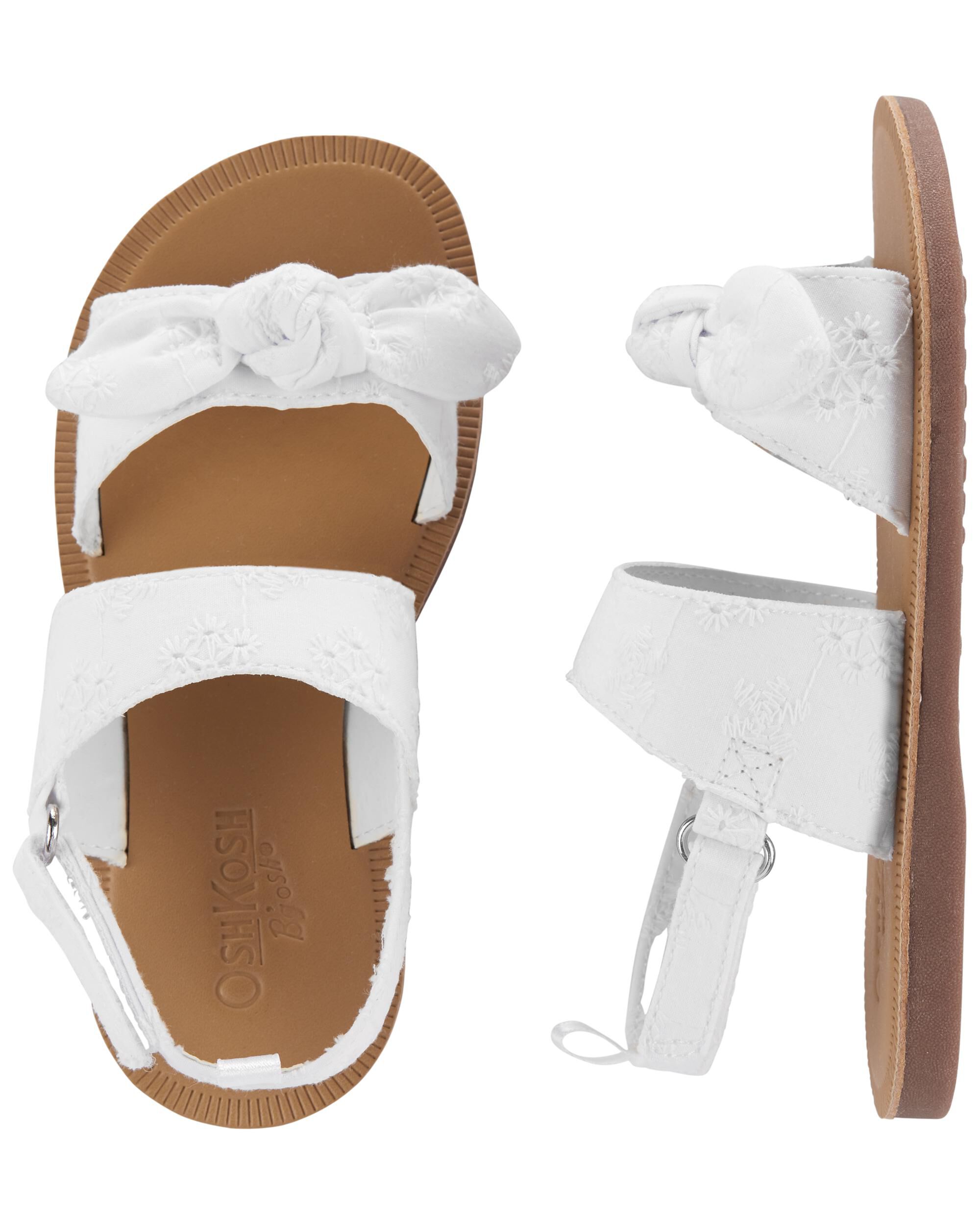  *DOORBUSTER* Eyelet Knot Bow Sandals 