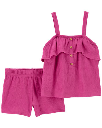 Toddler 2-Piece Crinkle Jersey Outfit Set