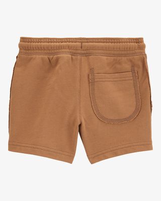 Product image 2 of Toddler Pull-On French Terry Rec Shorts - Brown