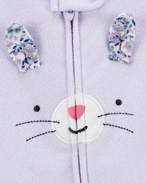 Baby Bunny Fleece Zip-Up Footie Sleep & Play Pajamas - Carter