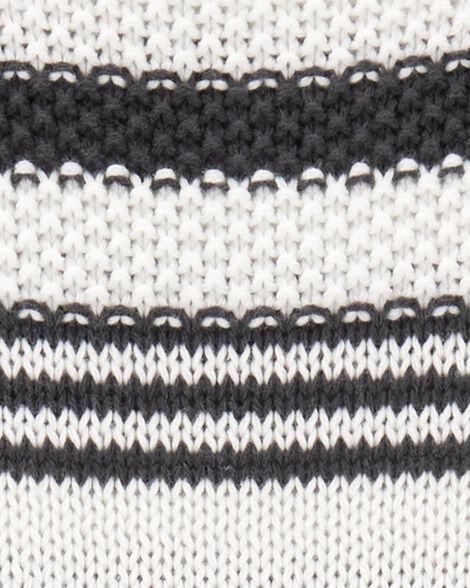  Product image 3 of Kid Striped Sweater Dress- White