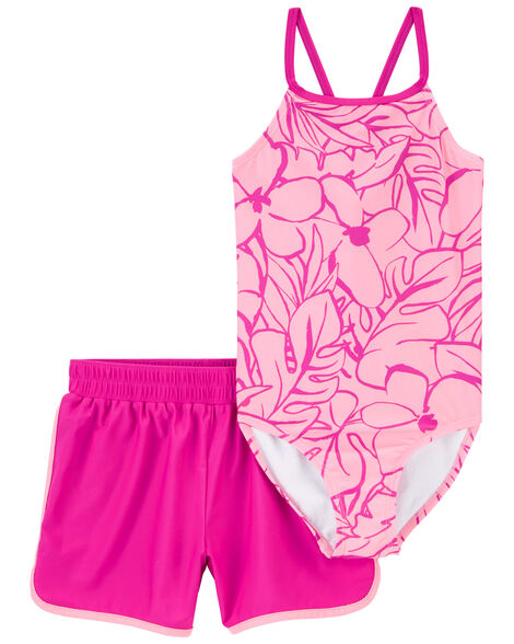  Product image 1 of Kid 2-Piece Swimsuit & Short Set