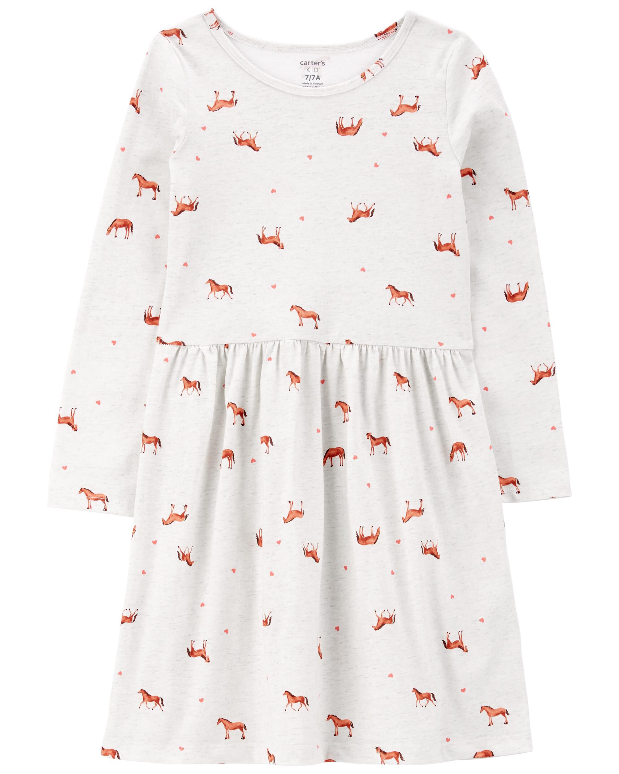 Kid Horse Jersey Dress Carter s Carter s