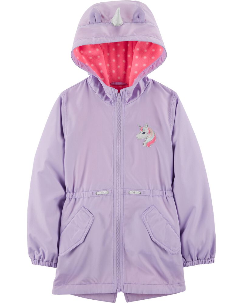 Unicorn Fleece Lined Water Resistant Jacket Carters Com