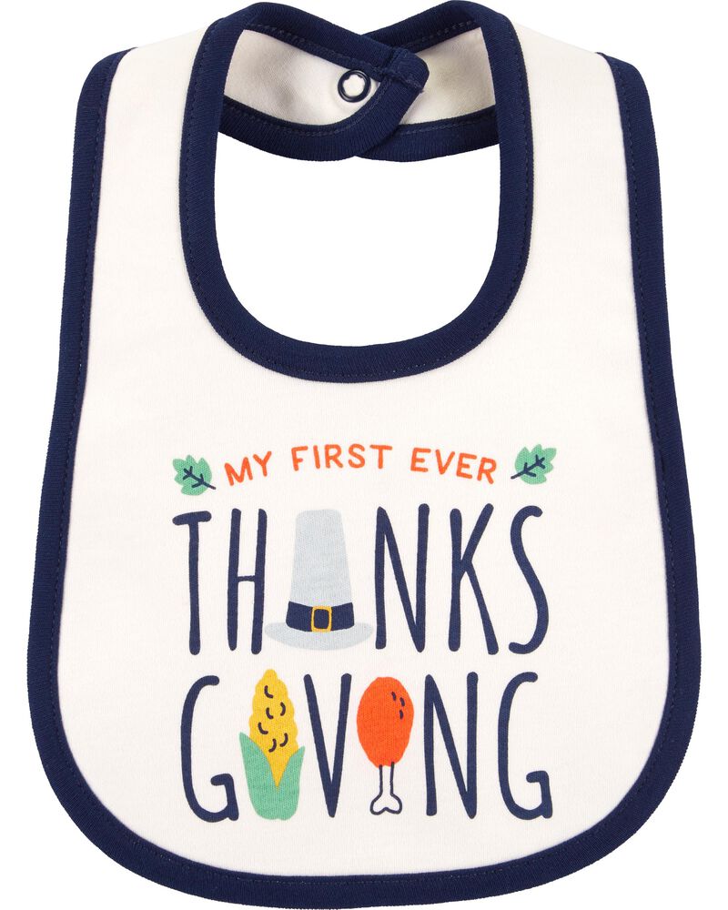 My First Thanksgiving Teething Bib Carters Com