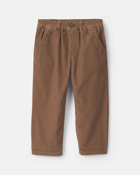 toddler boy corduroy pants - brown