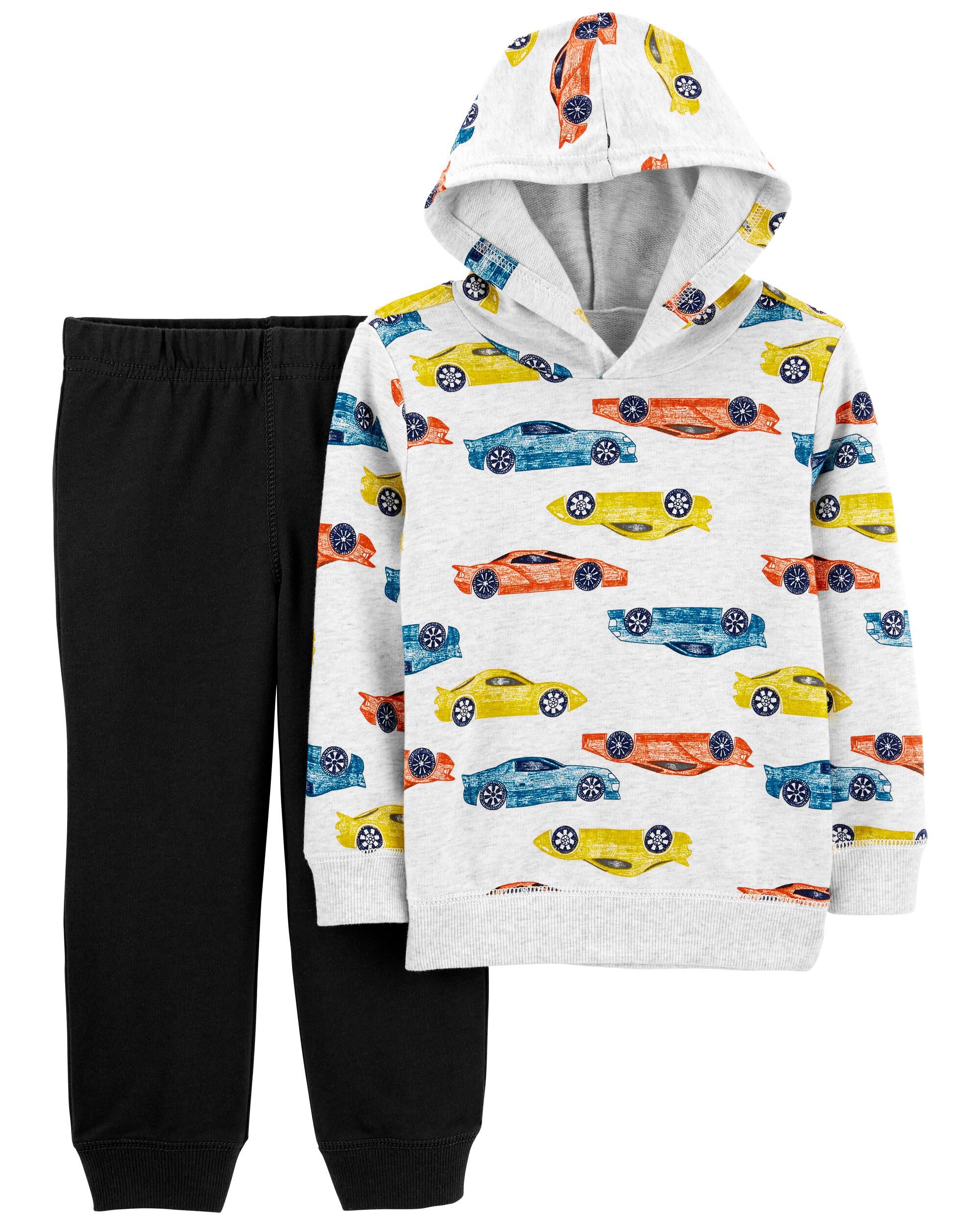 Carters Boys 3M-4T 2 Piece Long Sleeve Top and Pants Set