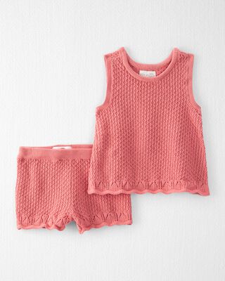 Product image 1 of Toddler 2-Piece Organic Cotton Sweater Knit Set