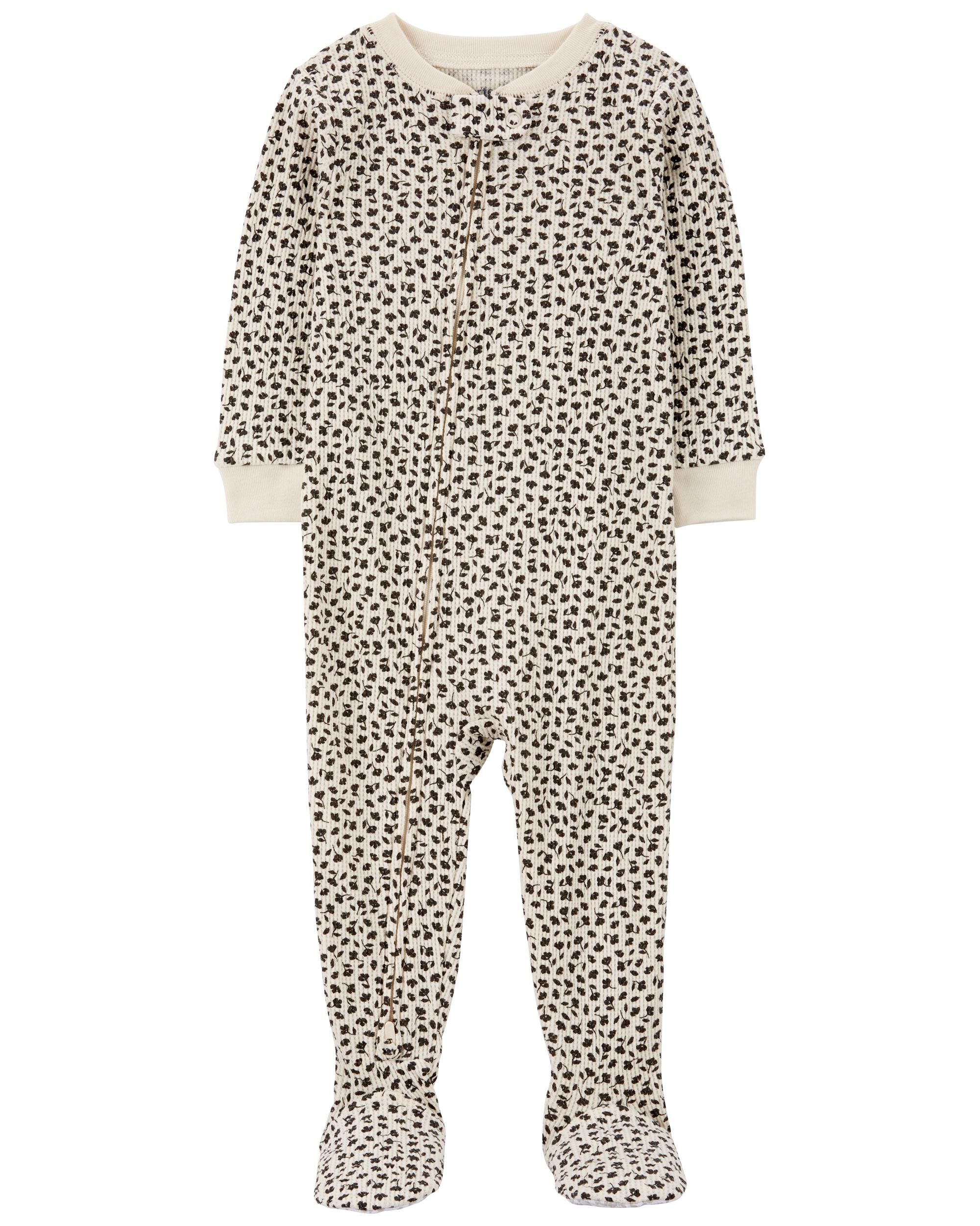 Cheetah footie pajamas hot sale