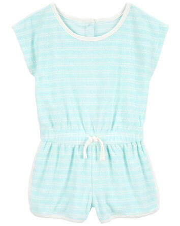 Toddler Striped Terry Romper