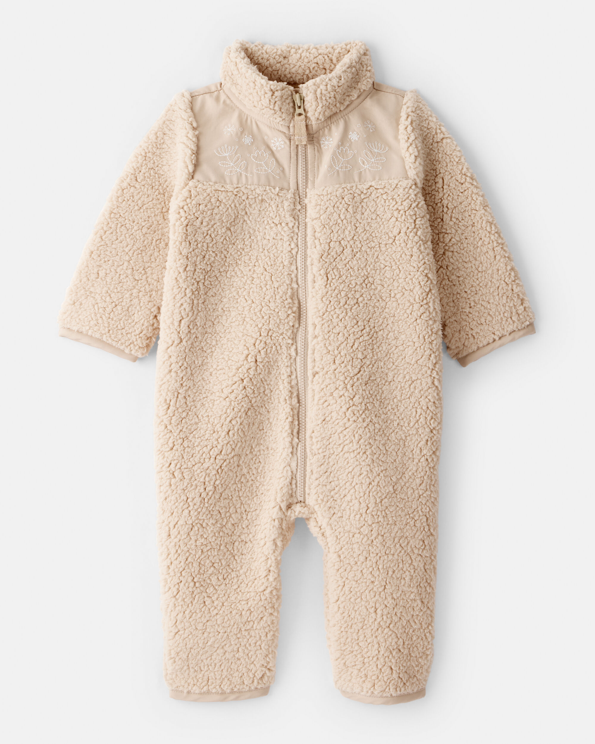 Baby Floral Sherpa Jumpsuit - Carter's | Carter's