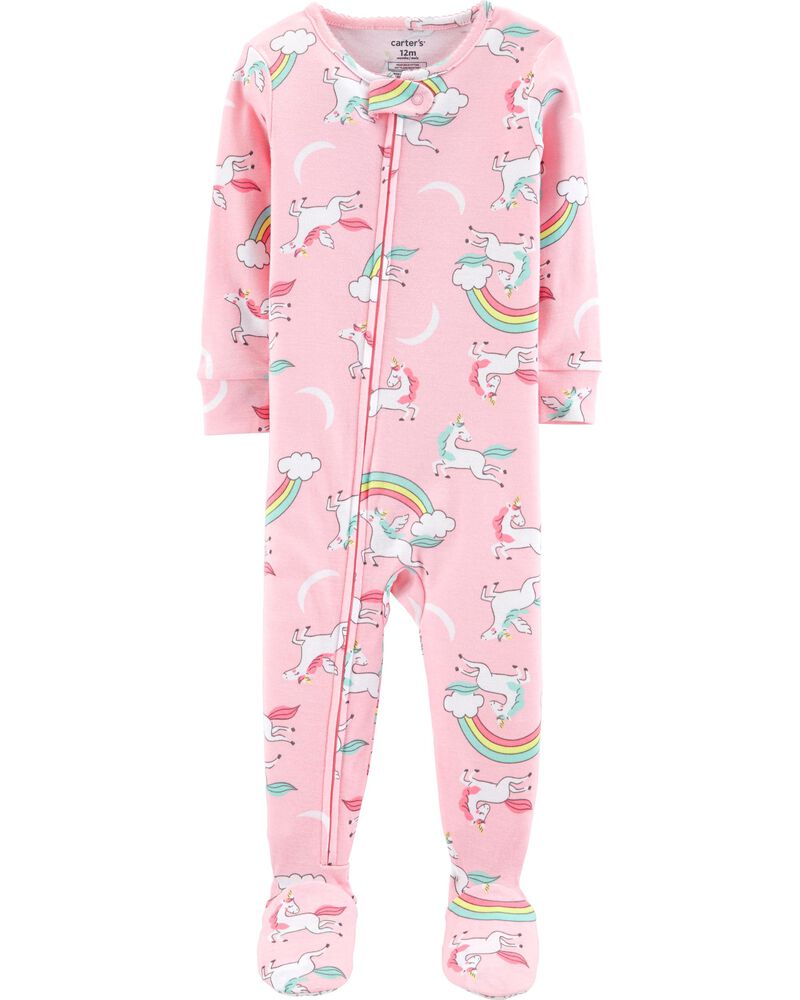 1 Piece Unicorns Footed Snug Fit Cotton Pjs Carters Com
