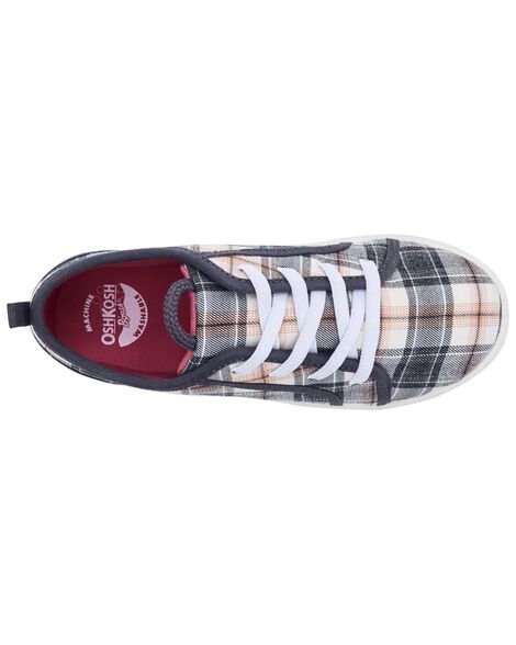  Product image 4 of Kid Plaid Canvas Sneakers